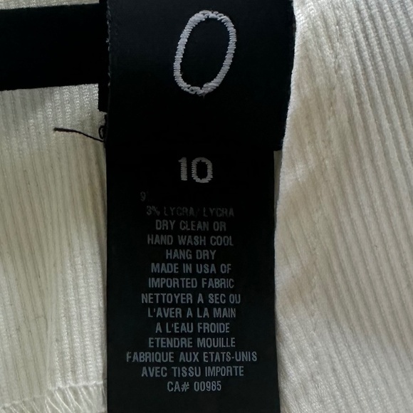 ZERO + MARIA CORNEJO White Vest w/ Gathered Sleeves & V Back Design - Size 10 - Picture 6 of 13